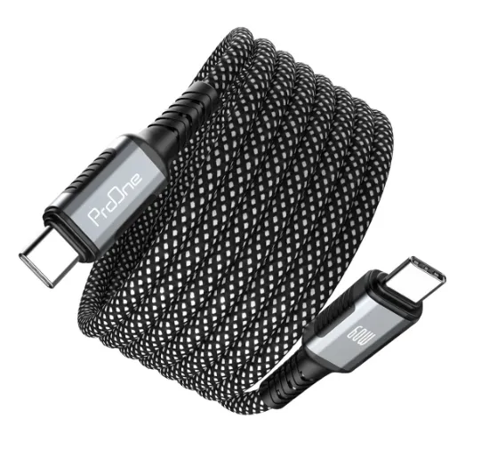تصویر  کابل USB-C پرووان مدل PCC104 طول 1 متر