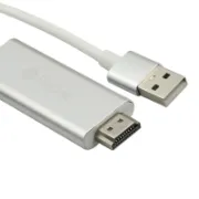 تصویر  کابل تبدیل HDMI به USB-C / microUSB / لایتنینگ پرووان مدل PCH70 طول 1.8متر