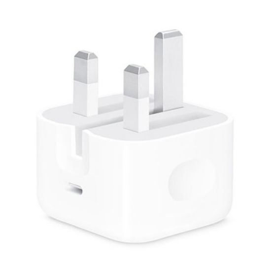 تصویر   آداپتور اورجینال 20 وات اپل | Apple 20W USB-C Power Adapter