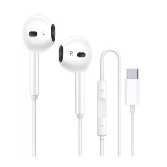 تصویر  هندزفری سیمی تایپسی اورجینال ایفون  Apple Earpods Type-C