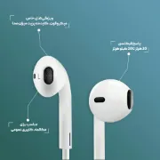 تصویر  هندزفری سیمی تایپسی اورجینال ایفون  Apple Earpods Type-C