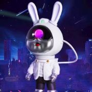 تصویر  پرژکتور فضانورد خرگوش کهکشانی RGB