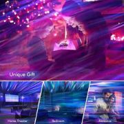 تصویر  پرژکتور فضانورد خرگوش کهکشانی RGB